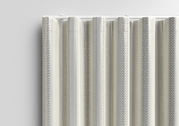 Laurel Stripe, Taupe - Made to Measure Curtains - Image 13